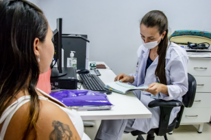 Atendimento de gestantes na unidade de saúde Cajuru. Curitiba, 04/03/2024 