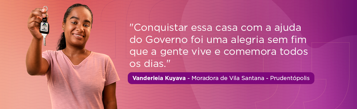 Vandereleia Kuyava - Moradora de Vila Santana - Prudentópolis