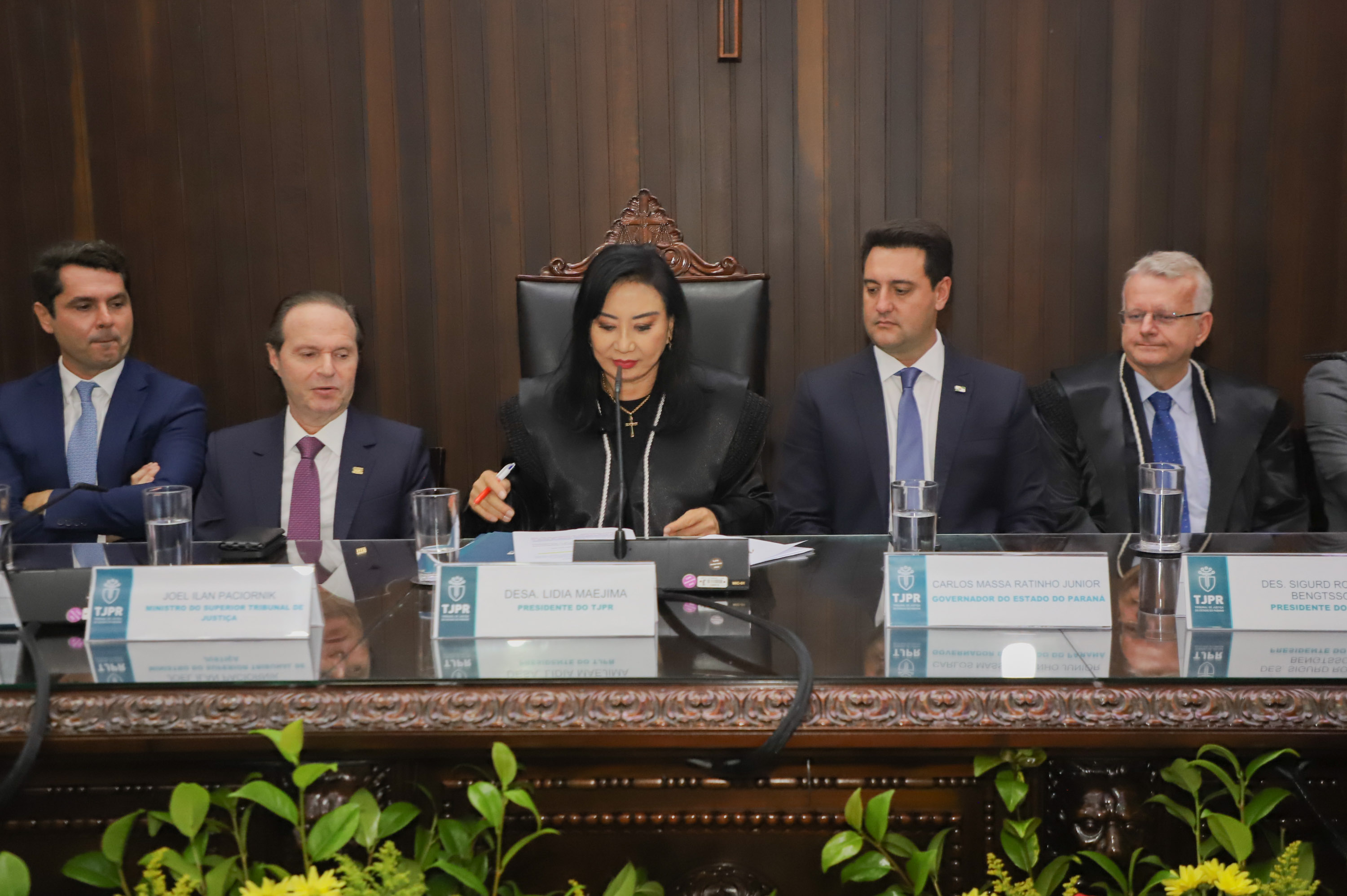 Posse da nova diretoria do Tribunal de Justiça do Estado do Paraná (TJPR)