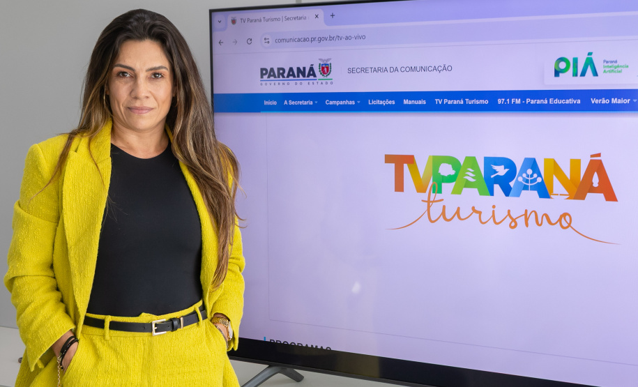 Governo nomeia pela primeira vez mulher para o comando da TV Paraná Turismo