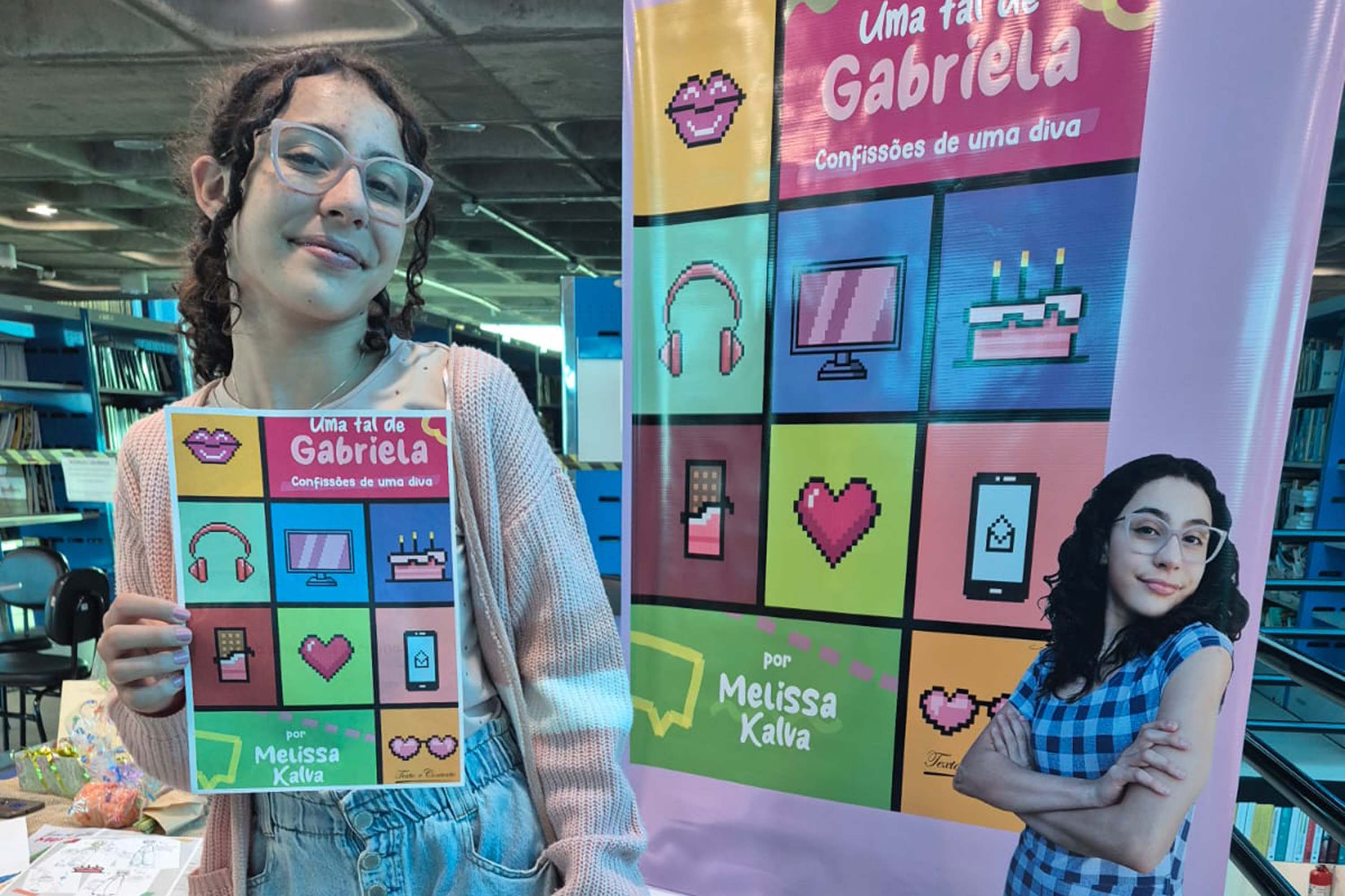 Livro de aluna da rede aborda bullying e chega de graça a leitores em Ponta Grossa