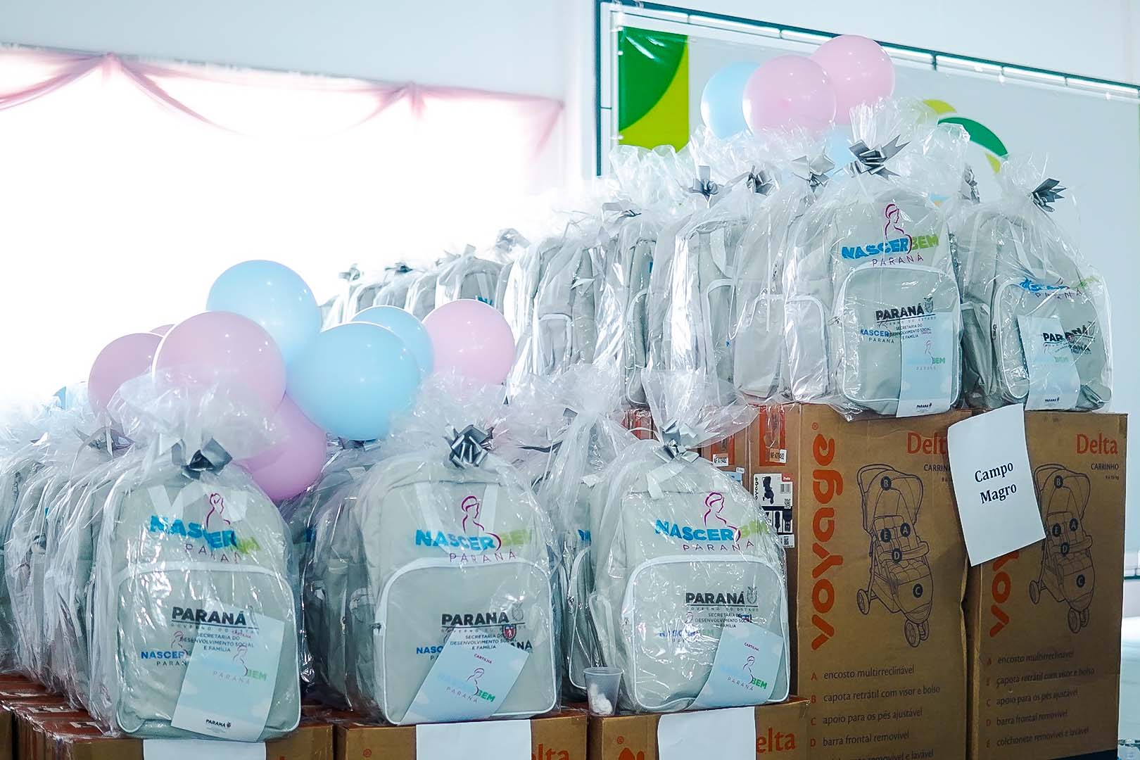 Entrega de Kits de Bebês