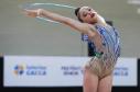 A paranaense Yumi Moriyama, de 15 anos, foi convocada pela seleção brasileira juvenil de ginástica rítmica para a disputa do mundial da categoria, que acontece entre os dias 7 e 9 de julho em Cluj-Napoca, na Romênia. A bolsista do programa Geração Olímpica e Paralímpica embarca no primeiro dia do mês em busca de mais uma conquista. Foto: SEES A paranaense Yumi Moriyama, de 15 anos, foi convocada pela seleção brasileira juvenil de ginástica rítmica para a disputa do mundial da categoria, que acontece entre o