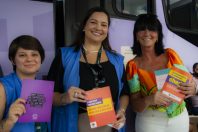 Ação integrada ônibus lilás e administrações regionais Rua da Cidadania do Tatuquara.