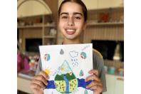 Olivia Gomes de Geus, 9 anos, de Tibagi: primeiro lugar no concurso "Pequenos Guardiões da Água".