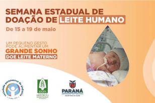  semana estadual de doação de leite humano