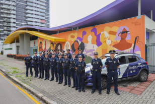 10 anos da Patrulha Maria da Penha, destacamento especial da Guarda Municipal que atua na Casa da Mulher Brasileira - Curitiba, 22/02/2024