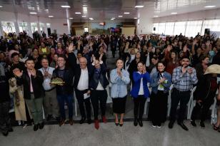 São José dos Pinhais, 24 de maio de 2024 - A primeira-dama, Luciana Saito Massa, participa do encontro com Mulheres do Campo em São José dos Pinhais. 