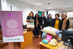 Procuradoria da Mulher do Rio Grande do Sul recebe doações do Paraná. 