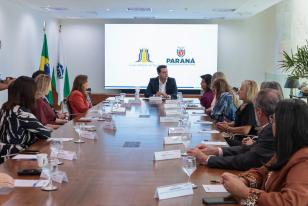 Governador recebe lideranças empresariais para conhecer iniciativa contra violência à mulher