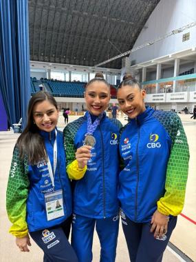 Atleta incentivada pela Prefeitura conquista medalha na ginástica rítmica 