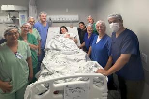 Nasce Helena, primeira bebê da nova Maternidade de Paranaguá