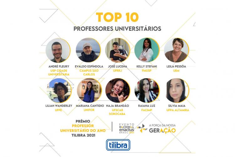 professora Leila Pessôa da Costa, da Universidade Estadual de Maringá (UEM), foi selecionada para o Top 10