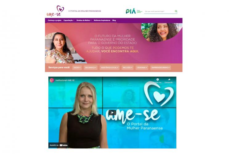 Em evento no Palácio Iguaçu, governador lança portal Ame-se, dedicado às mulheres