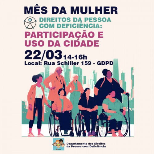 Um olhar feminino sobre o uso da cidade pelas pessoas com deficiência.
