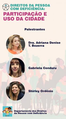 Um olhar feminino sobre o uso da cidade pelas pessoas com deficiência.