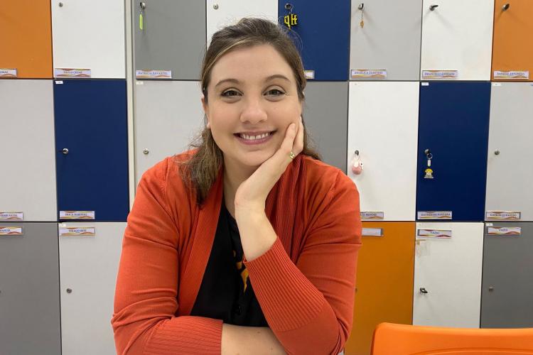 Professoras de Curitiba e Ponta Grossa são selecionadas para atuar em escolas nos EUA - Na foto, a professora Andrea Rebonato Bau Juhasz