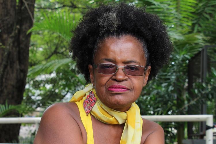 Escritoras Miriam Alves e Juliana Sankofa participam de mesa de conversa no MUPA. Na foto, Miriam Alves