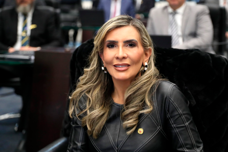 Na foto Flávia Francischini