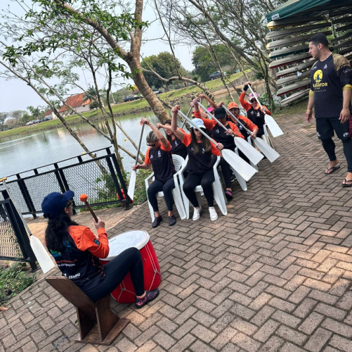 Meninas do lago Itaipu Binacional