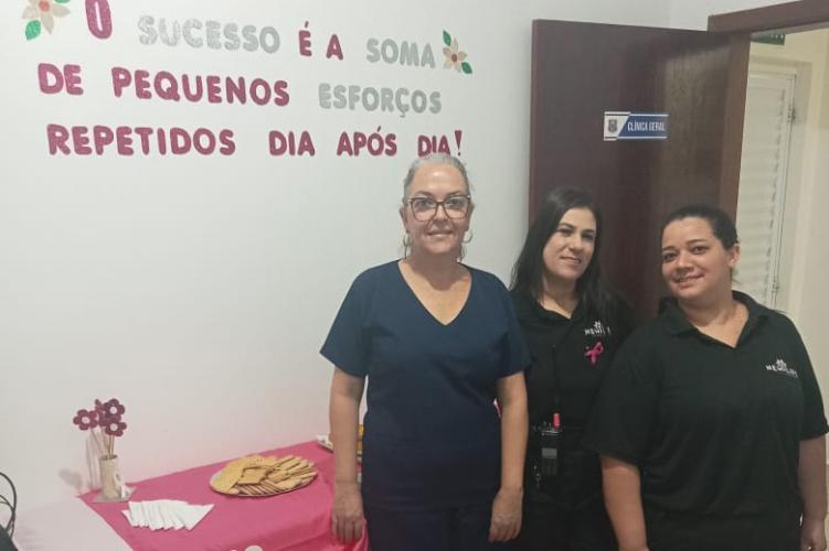 Ação Outubro Rosa na Penitenciária de Foz do Iguaçu