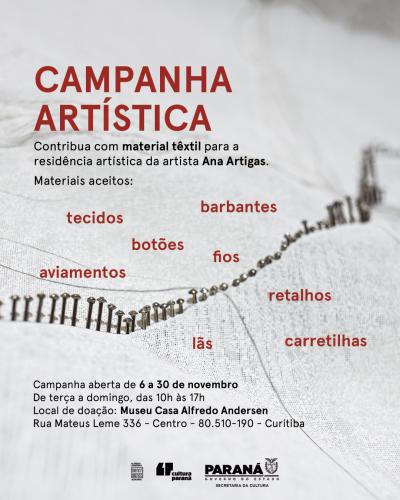 Campanha artística Ana Artigas