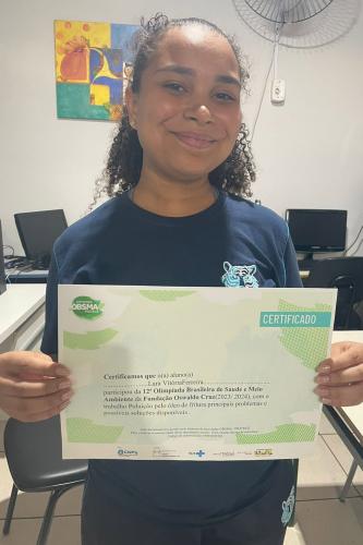 Alunas do Paraná conquistam prêmios na Fundação Oswaldo Cruz