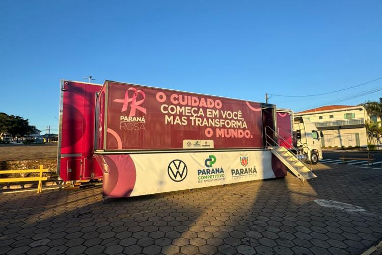 Carreta Saúde da Mulher chega a Congonhinhas para atender cinco cidades da região