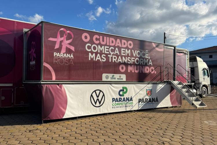 Carreta Saúde da Mulher chega a Rolândia para atender seis municípios da região