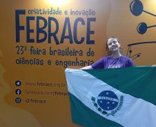Aluna de escola estadual é premiada na maior feira de ciências do Brasil