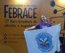 Aluna de escola estadual é premiada na maior feira de ciências do Brasil