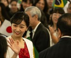 Princesa Kako de Akishino exalta memória dos imigrantes japoneses em visita a Maringá