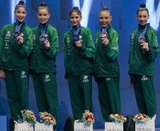 Atleta paranaense conquista ouro inédito em Copa do Mundo de ginástica rítmica