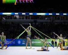Com duas atletas do Paraná, Brasil conquista prata inédita no Mundial de Ginástica Rítmica