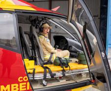 Pioneirismo nas alturas: Corpo de Bombeiros tem primeira mulher piloto de helicóptero 