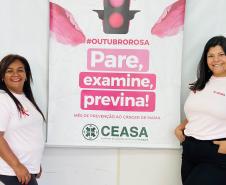 Outubro Rosa: Ceasas de Curitiba e Foz do Iguaçu ofertam serviços gratuitos para mulheres