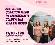 Mamografia sem medo: Outubro Rosa é destaque no podcast Ame-se