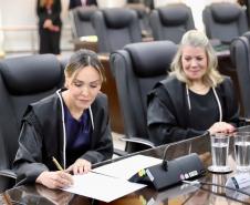 Ex-procuradora-geral do Estado toma posse como desembargadora no TJPR