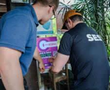 Ação do Programa Mulher Segura orienta moradores e turistas em Morretes