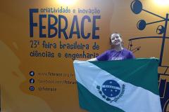 Aluna de escola estadual é premiada na maior feira de ciências do Brasil