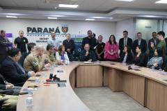 A Secretaria da Segurança Pública apresenta nesta terça-feira (27) o projeto de Monitoração Eletrônica Simultânea (MES) que faz parte do Programa Mulher Segura.