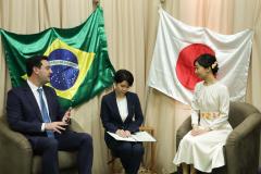 Laços históricos: governador destaca parceria do Paraná com Japão em visita da princesa