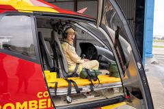 Pioneirismo nas alturas: Corpo de Bombeiros tem primeira mulher piloto de helicóptero 