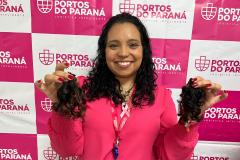 Portos do Paraná promove ações de solidariedade dentro do Outubro Rosa