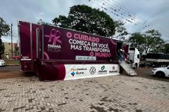 Em Nova Laranjeiras, Carreta Saúde da Mulher atenderá também pacientes da aldeia Rio das Cobras