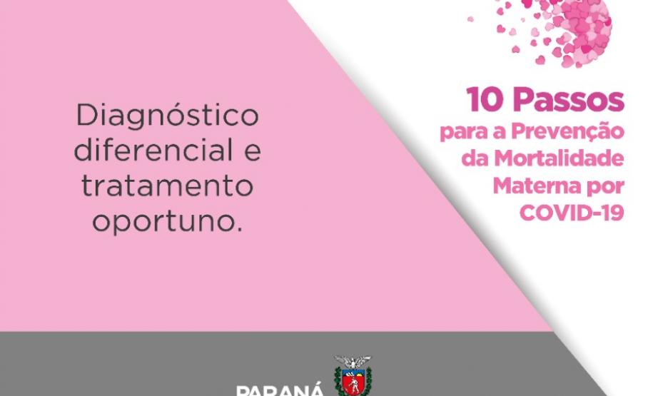 Cards - Sesa recomenda 10 passos para a prevenção da mortalidade materna por Covid-19