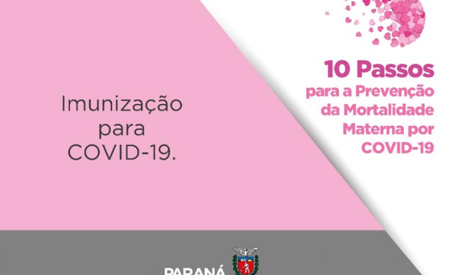 Cards - Sesa recomenda 10 passos para a prevenção da mortalidade materna por Covid-19