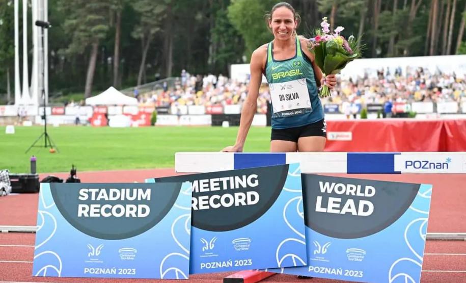 A atleta Tatiane Raquel venceu as quatro provas que disputou em solo europeu