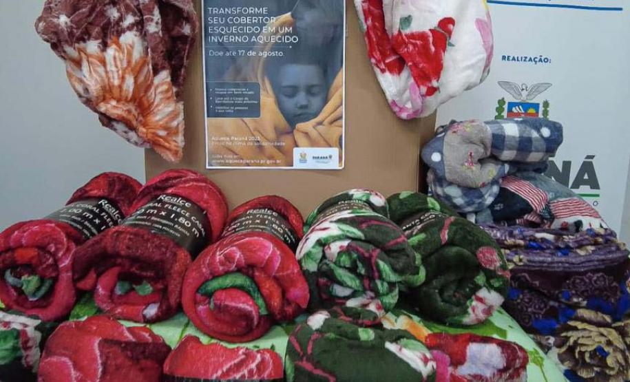 Aquece Paraná: Governo do Estado reforça campanha de doação de roupas e cobertores
