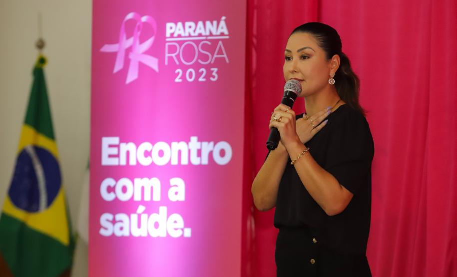 Castro, 26 de setembro de 2023 - Peimeira dama, Luciana Saito Massa, promove encontro com primeiras damas e autoridades em Castro.